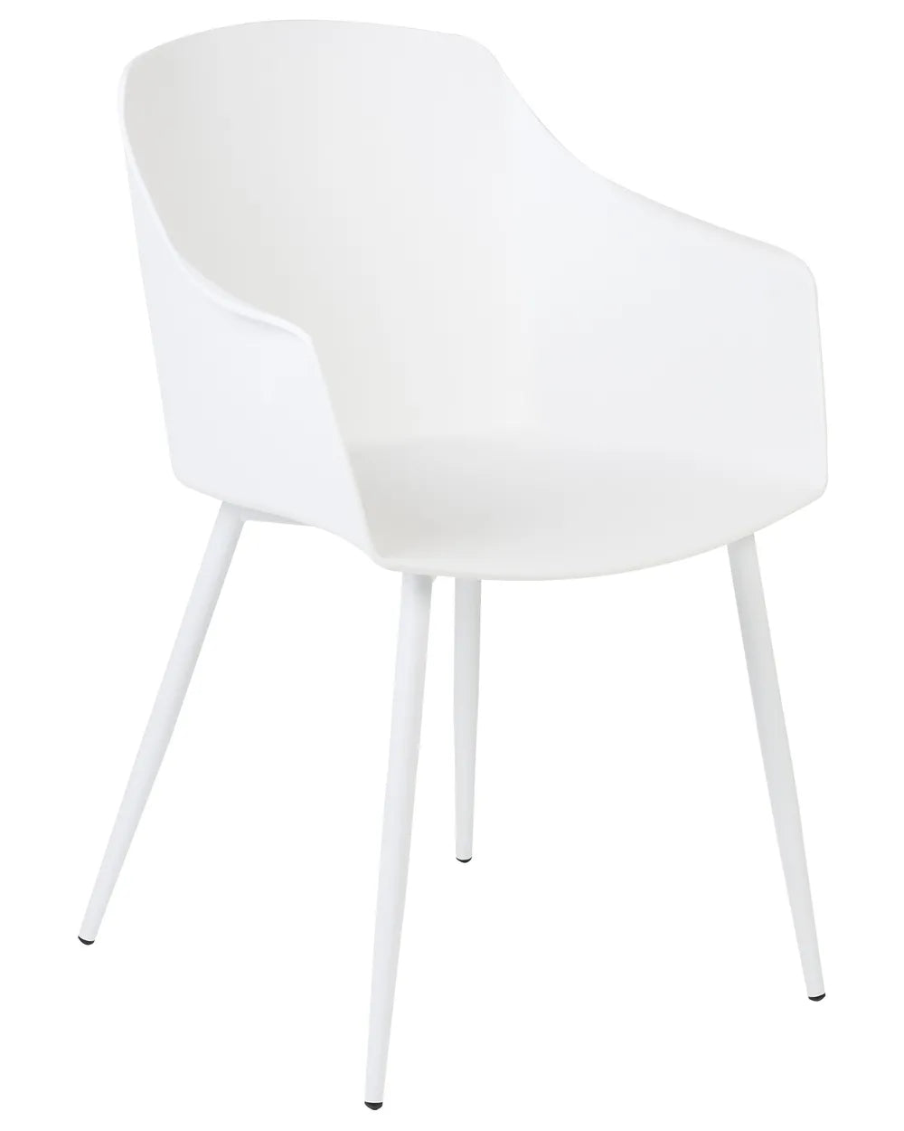 White chair on a white background