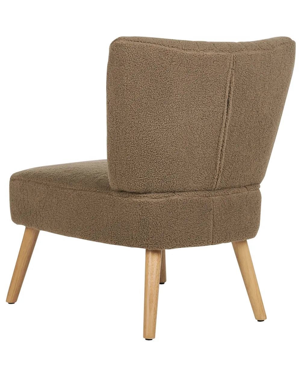 Armchair Boucle Brown Olten