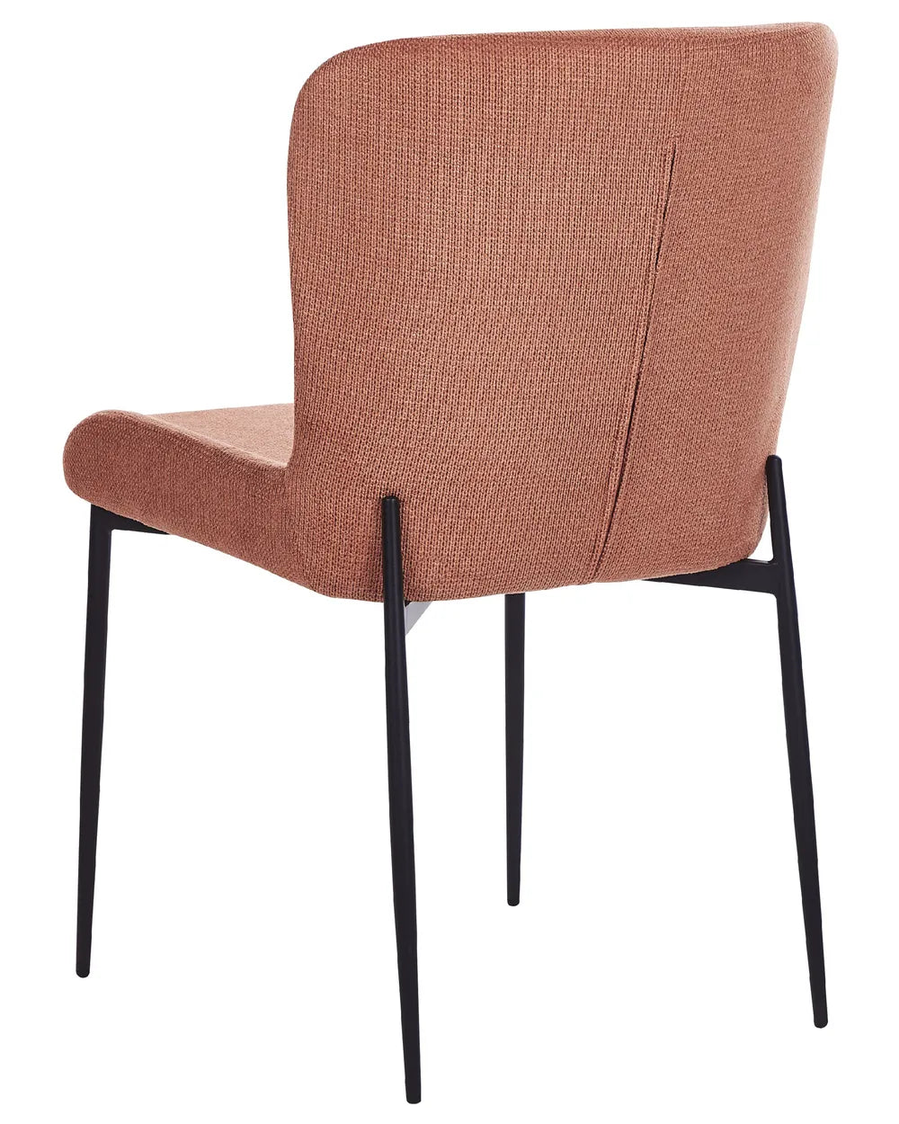 Set of 2 Dining Chairs Fabric Brown Chayden