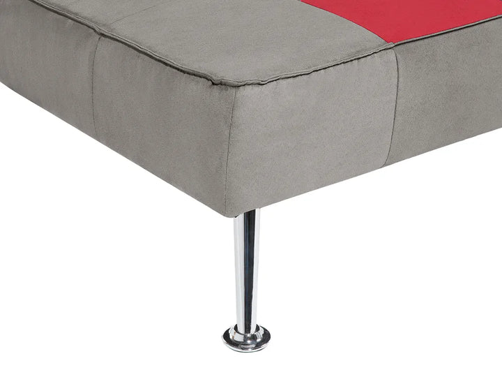 Sofa Bed 3 Seater Velvet Light Grey Trivette