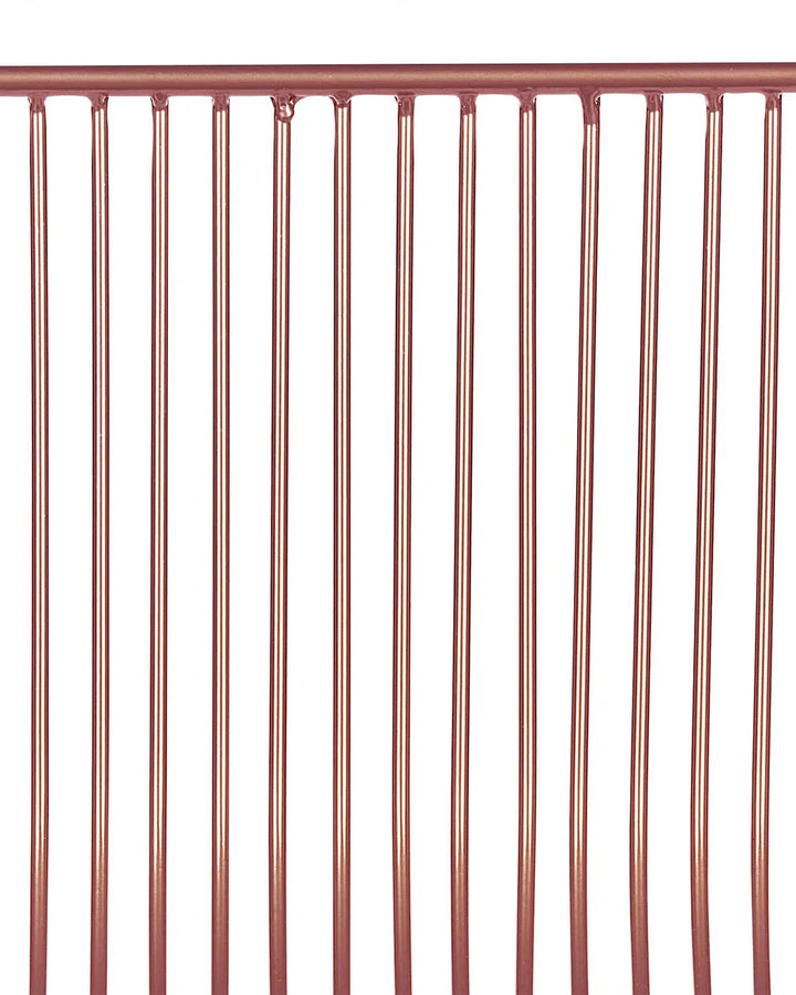 Set of 2 Bar Chairs Metal Rose Gold Alvilda