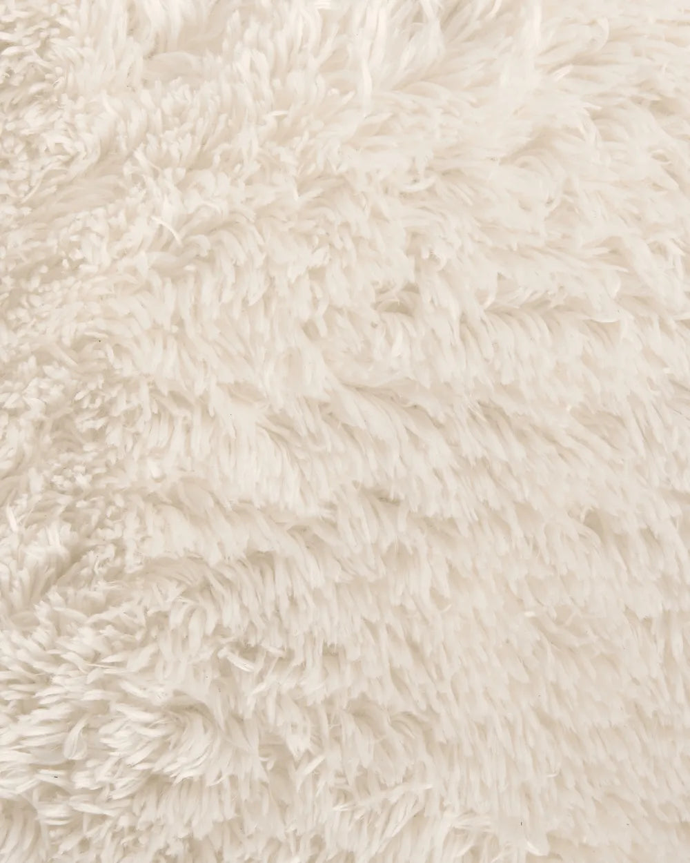 Armchair Faux Fur Light Beige Romy