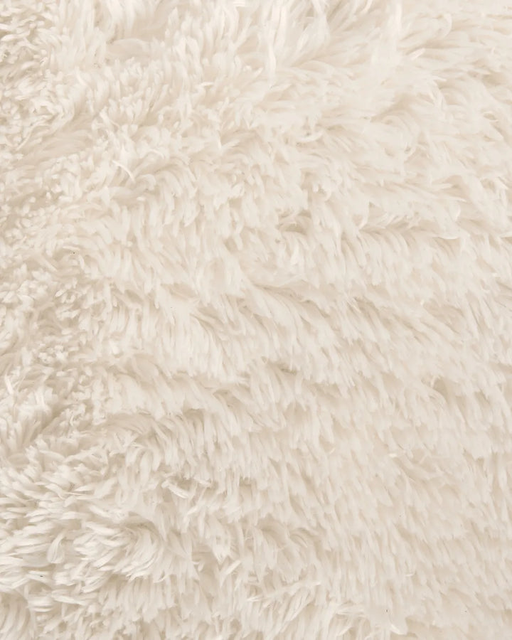 Armchair Faux Fur Light Beige Romy