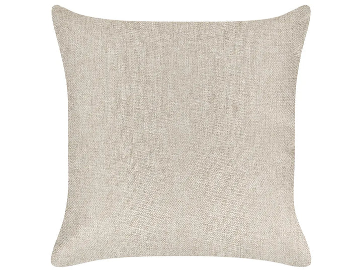 U-Shape Sofa Bed 5 Seater with Storage Fabric Beige Veronike