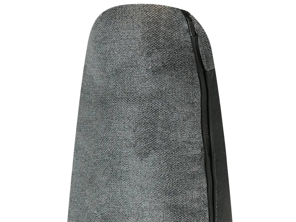 U-Shape Sofa Bed 5 Seater with Storage Fabric Dark Grey Veronike