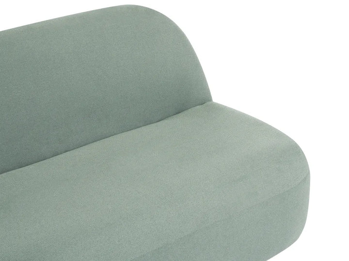 Living Room Set 4 Seater Fabric Light Green Akifa