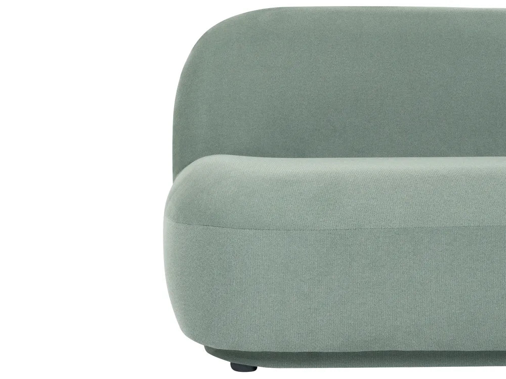 Living Room Set 4 Seater Fabric Light Green Akifa