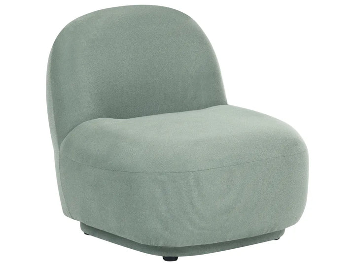 Living Room Set 4 Seater Fabric Light Green Akifa