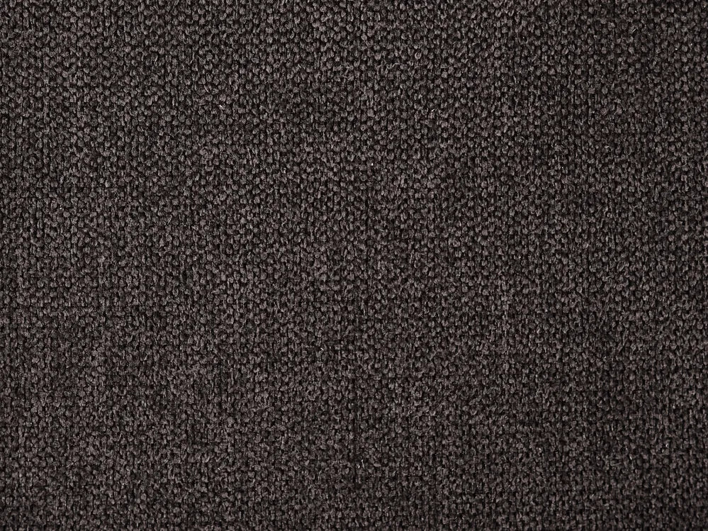 Sofa 3 Seater Fabric Dark Brown Arlo