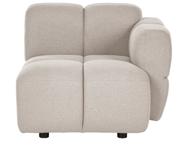 Modular U-Shape Sofa 8 Seater Fabric Beige Norcross