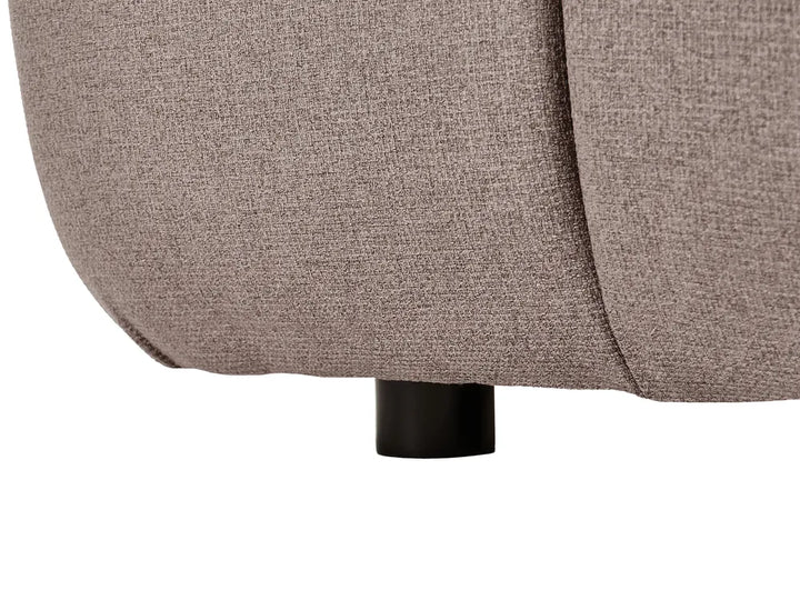 Modular Sofa 2 Seater Fabric Taupe Norcross