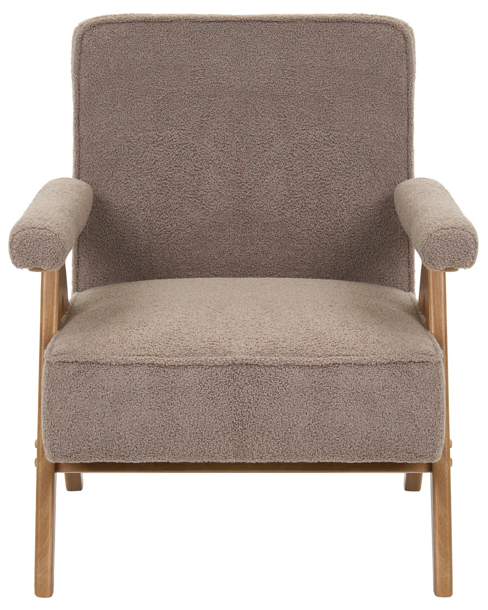 Armchair Boucle Taupe Elmina