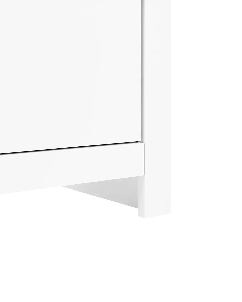 Glass Display Cabinet 60 cm White Nakash