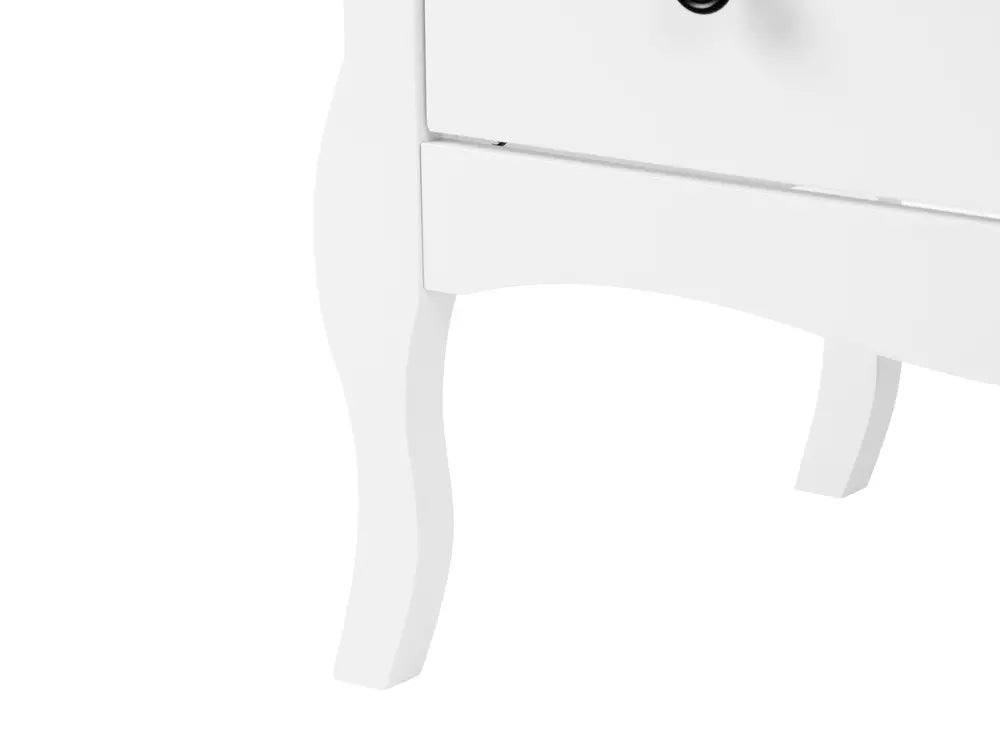 3 Drawer Chest White Cemil