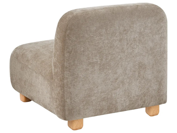 Modular Sofa 3 Seater Fabric Beige Eyler