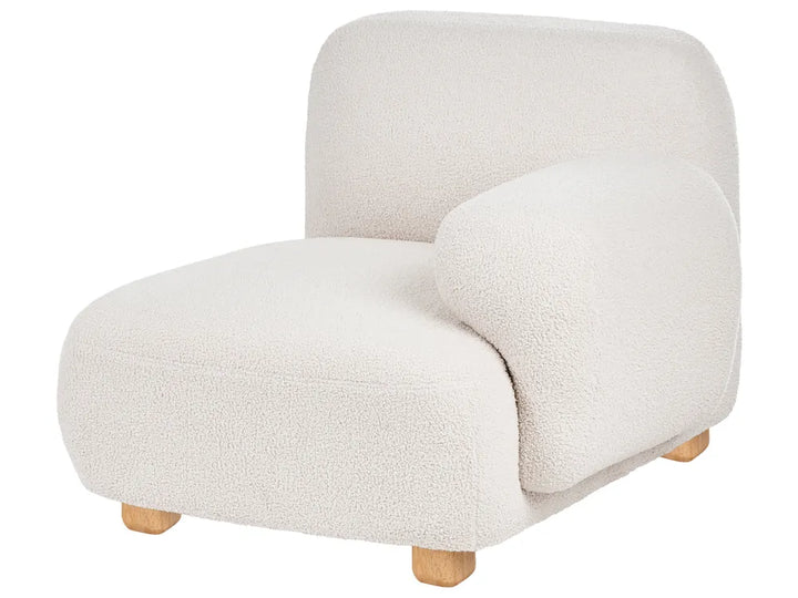 Modular Sofa 3 Seater Boucle Off-White Eyler
