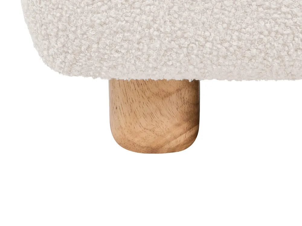 Modular Sofa 3 Seater Boucle Off-White Eyler