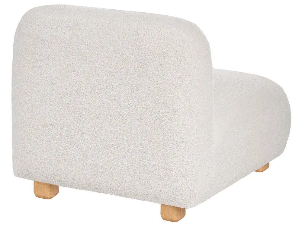 Modular Sofa 3 Seater Boucle Off-White Eyler