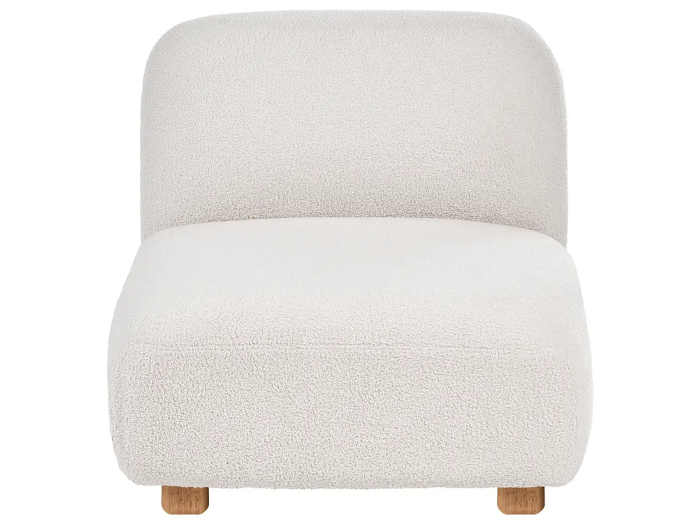 Modular Sofa 3 Seater Boucle Off-White Eyler