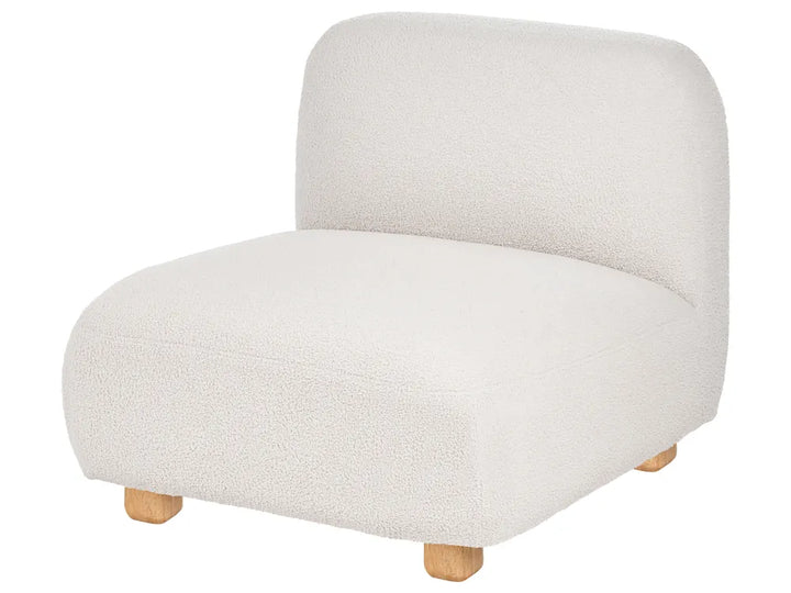 Modular Sofa 3 Seater Boucle Off-White Eyler