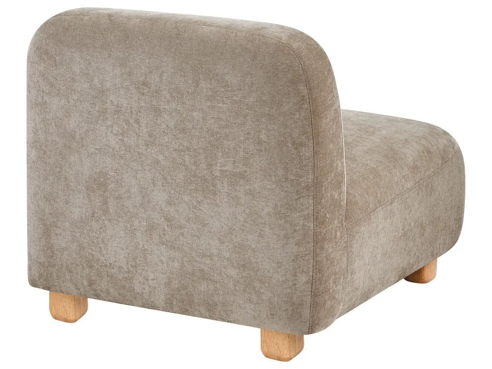 Modular Sofa 2 Seater Fabric Beige Eyler