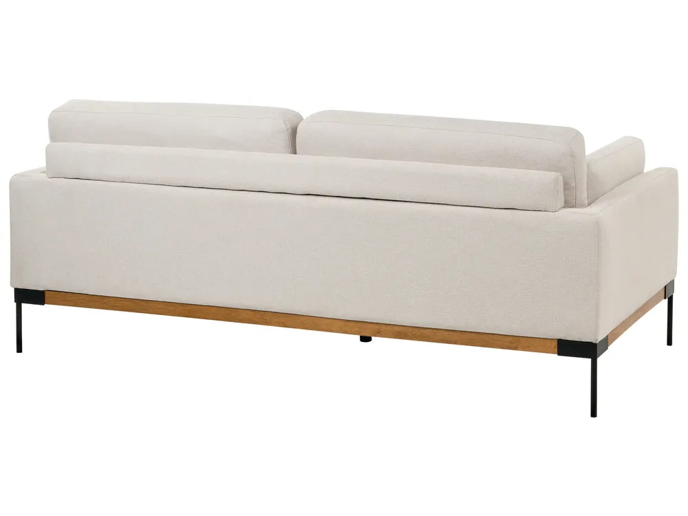 Sofa 3 Seater Fabric Off-White Amiir