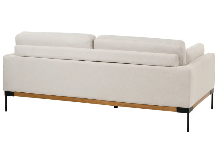 Sofa 3 Seater Fabric Off-White Amiir