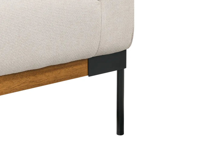 Sofa 3 Seater Fabric Off-White Amiir