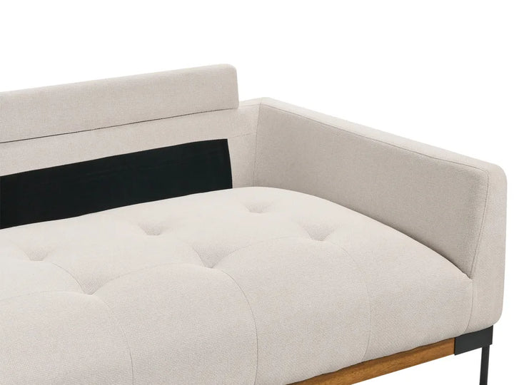 Sofa 3 Seater Fabric Off-White Amiir
