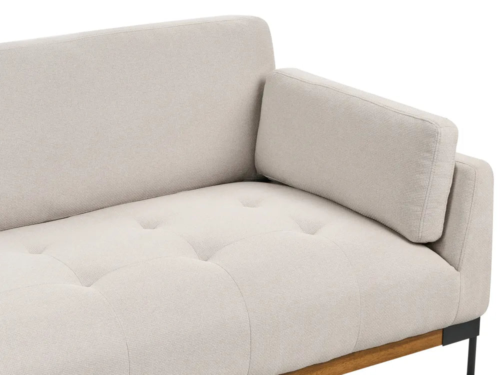 Sofa 3 Seater Fabric Off-White Amiir