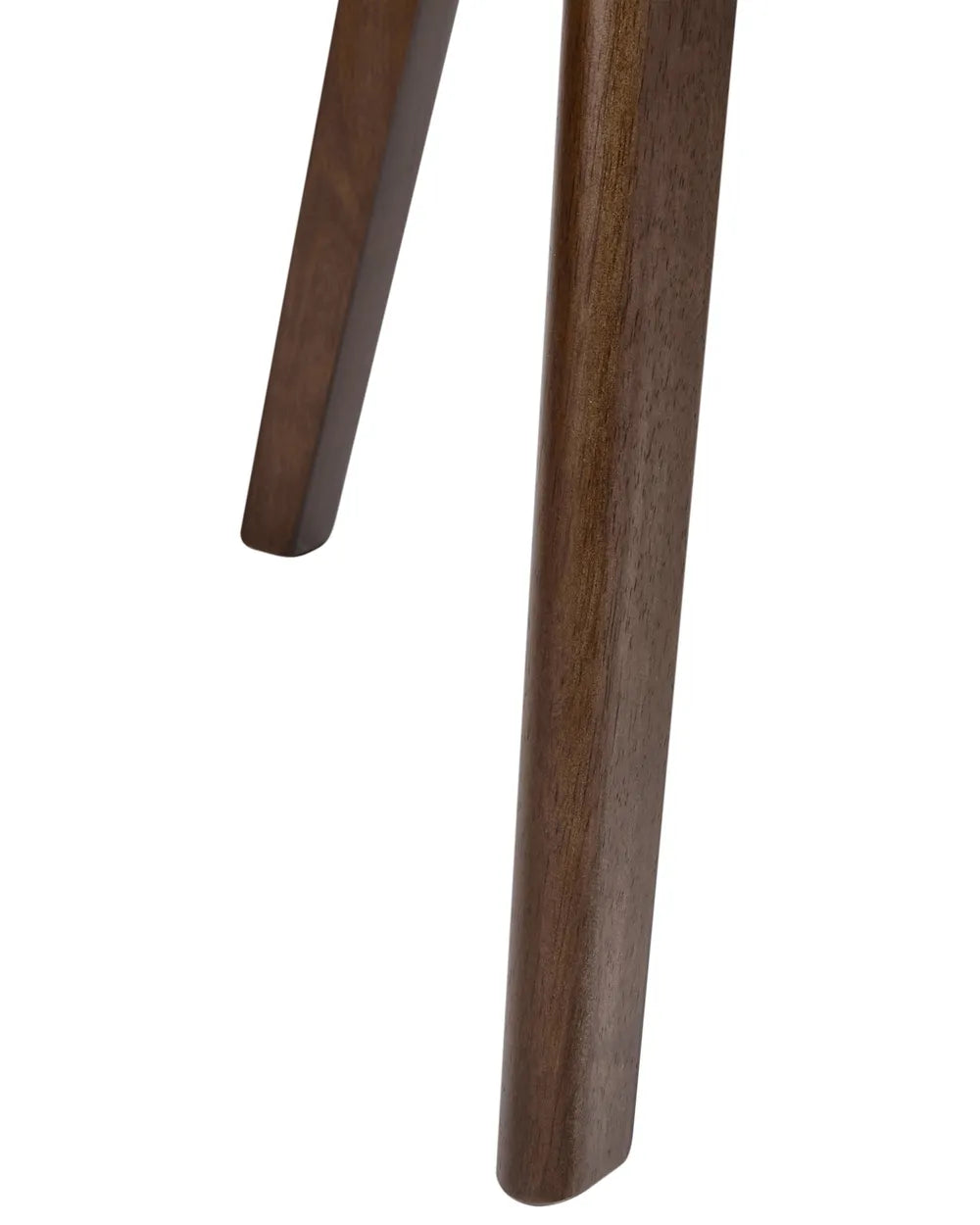 Set of 2 Dining Chairs Wood Brown/ Beige Rishabha