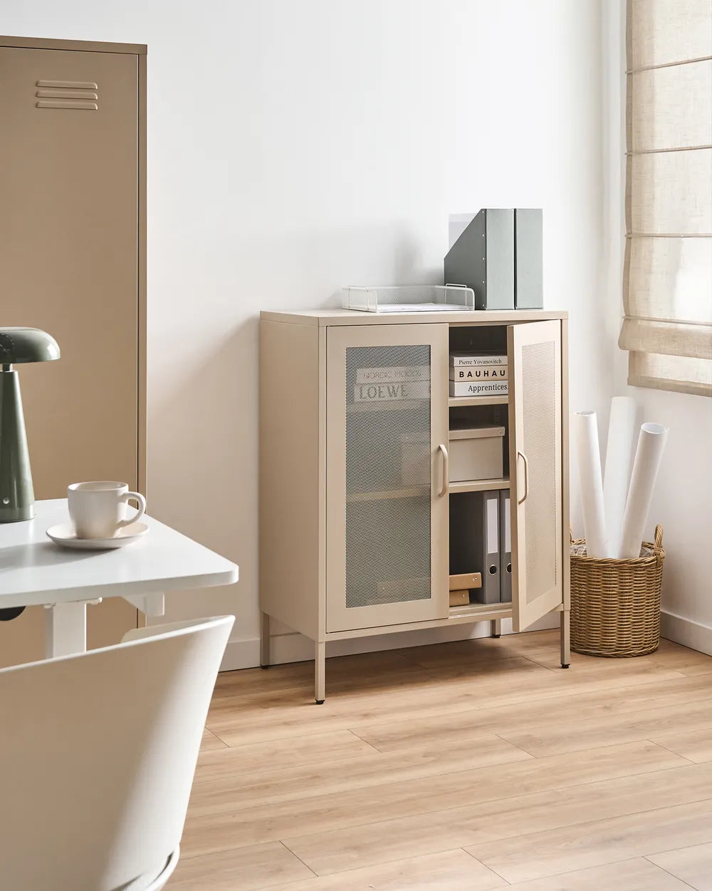 Cabinet Metal Beige Justine
