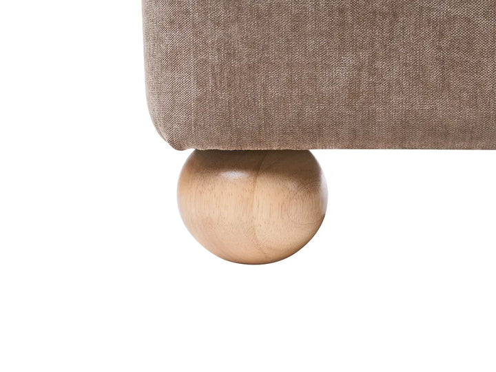 Sofa 3 Seater Chenille Brown Merrylite