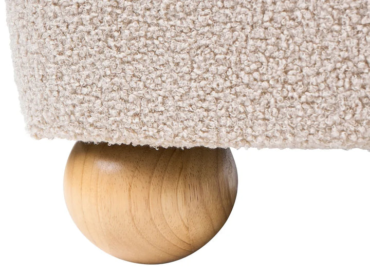 Sofa 2 Seater Boucle Beige Merrylite