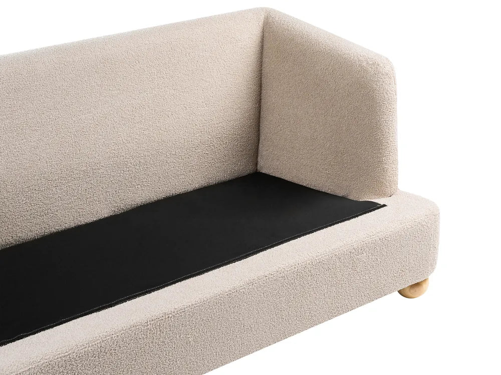 Living Room Set 6 Seater Boucle Beige Merrylite