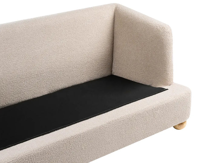 Living Room Set 6 Seater Boucle Beige Merrylite