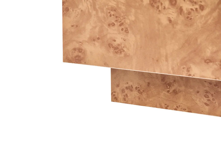 6 Drawer Chest Burl Effect