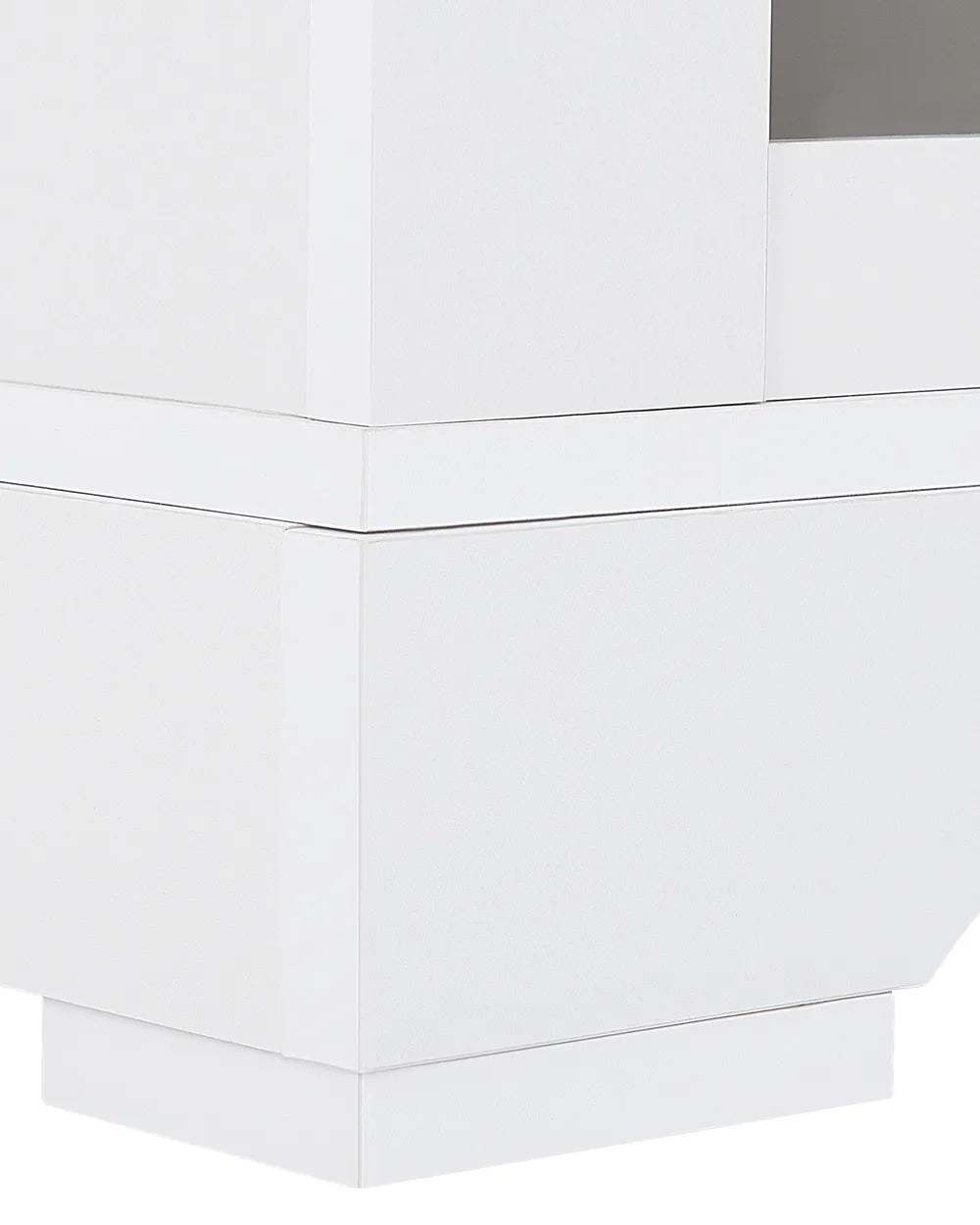 1 Drawer Bedside Table White Ezzell
