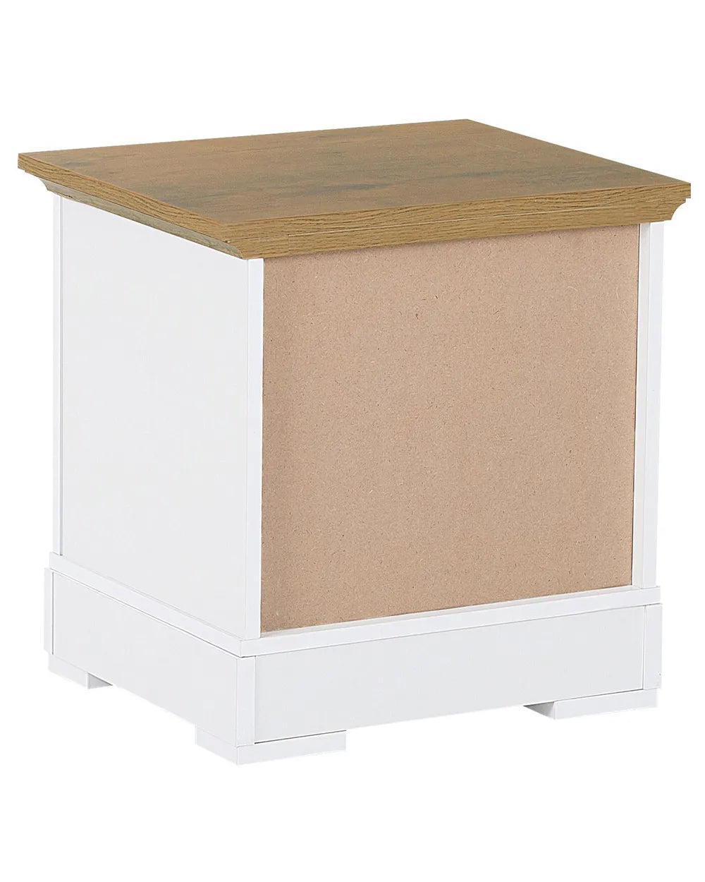 1 Drawer Bedside Table White Ezzell