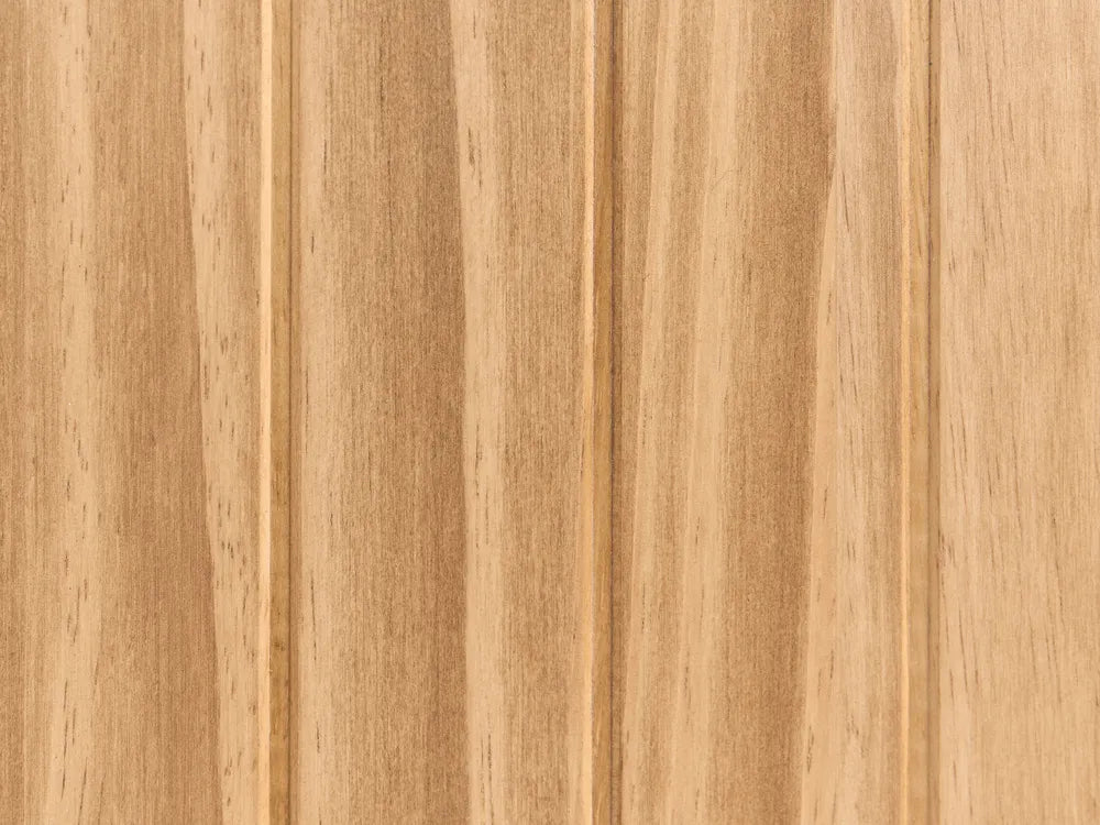 3 Door Sideboard Pine Wood Light Brown Sofia