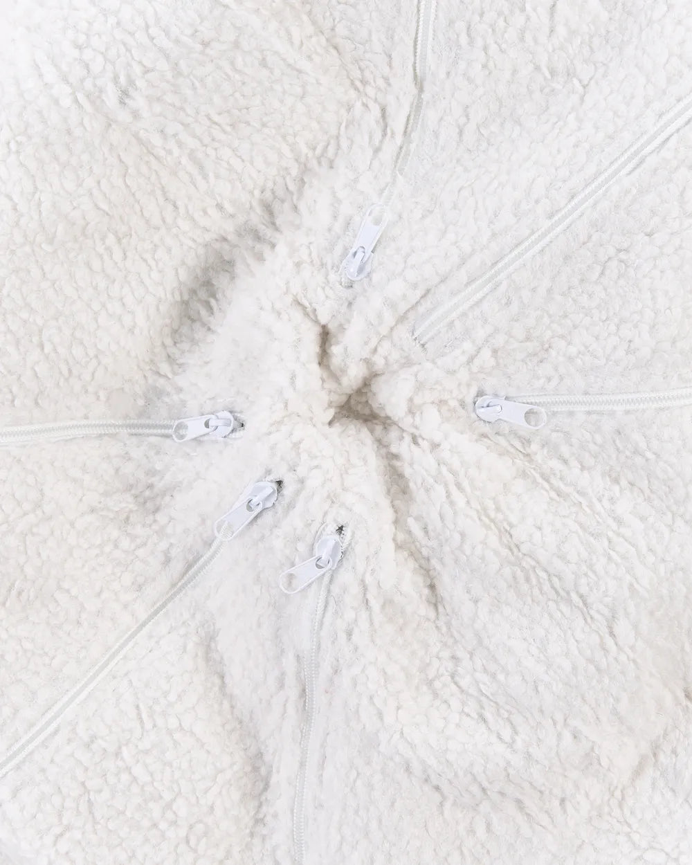 Swivel Armchair Boucle Off-White Arnya