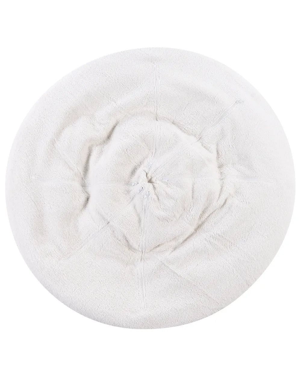 Swivel Armchair Boucle Off-White Arnya
