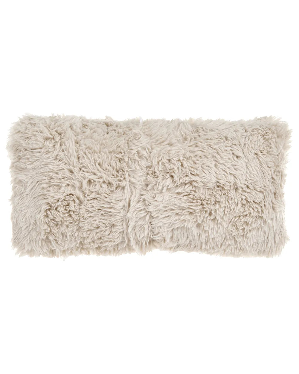 Rocking Chair Faux Fur Light Beige Amilio