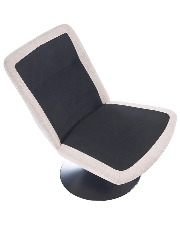Swivel Armchair Light Beige Arale