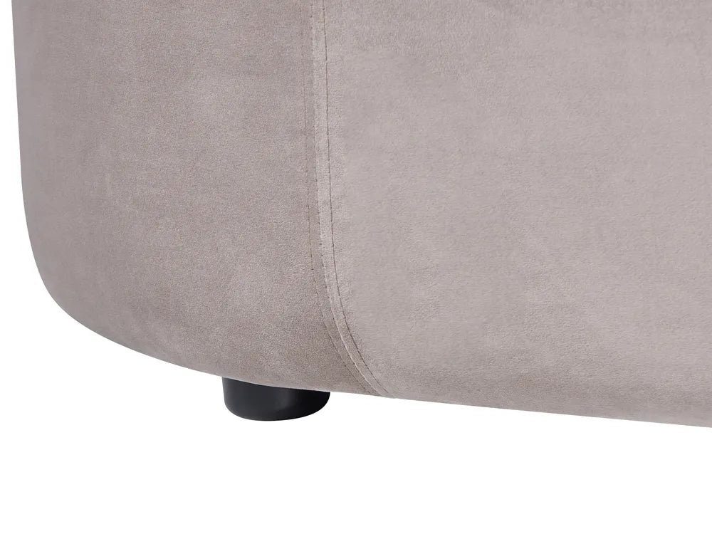 Sofa 3 Seater Velvet Taupe Marick