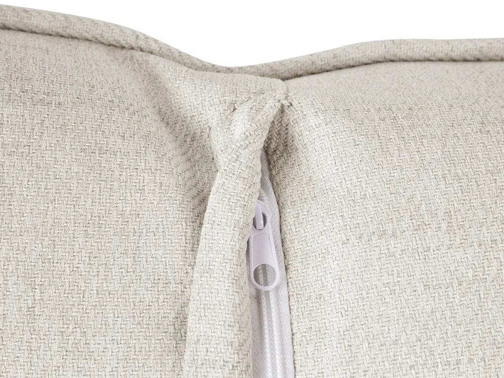 Sofa 3 Seater Fabric Off-White Jahey