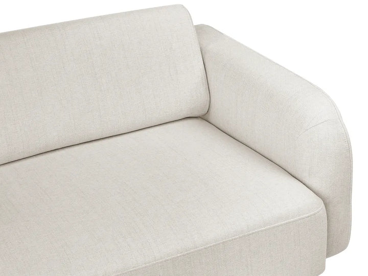 Sofa 3 Seater Fabric Off-White Jahey