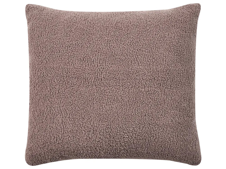 Living Room Set 6 Seater Boucle Brown Nertila