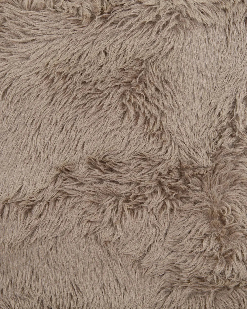 Rocking Chair Faux Fur Taupe Amilio