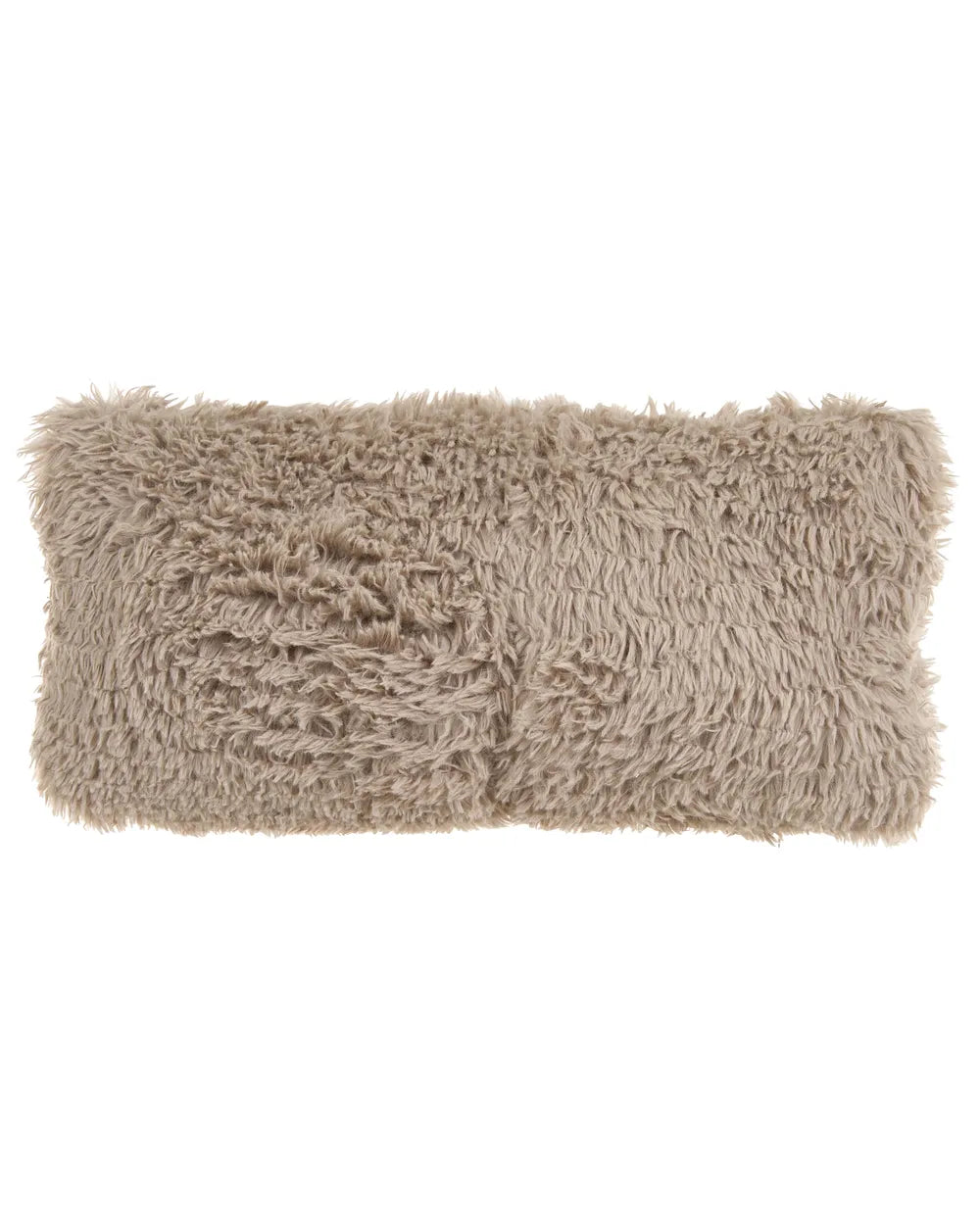 Rocking Chair Faux Fur Taupe Amilio